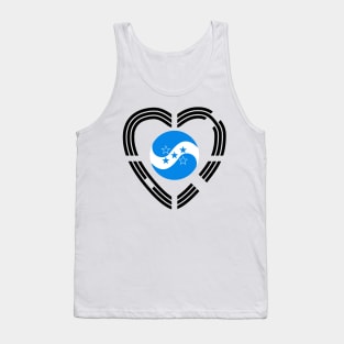 Korean Honduran Multinational Patriot Flag Series (Heart) Tank Top